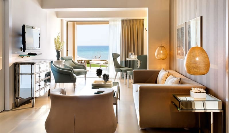 Sani Beach-Two Bedroom Family Suite Beach Front 1_11558